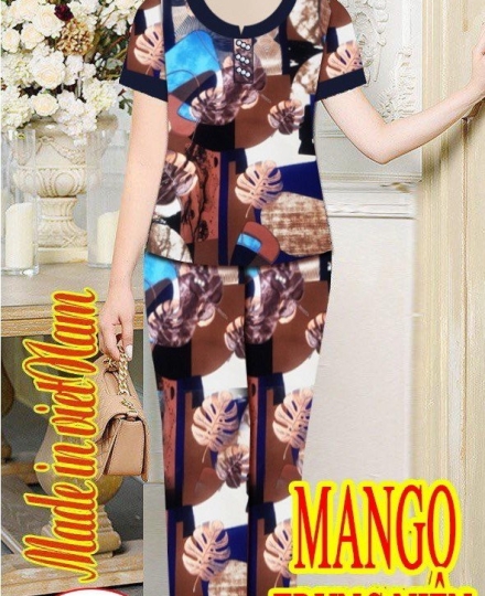 MTN1A- Đồ mặc nhà - Mango - Trung nhiên lửng ống nhỏ